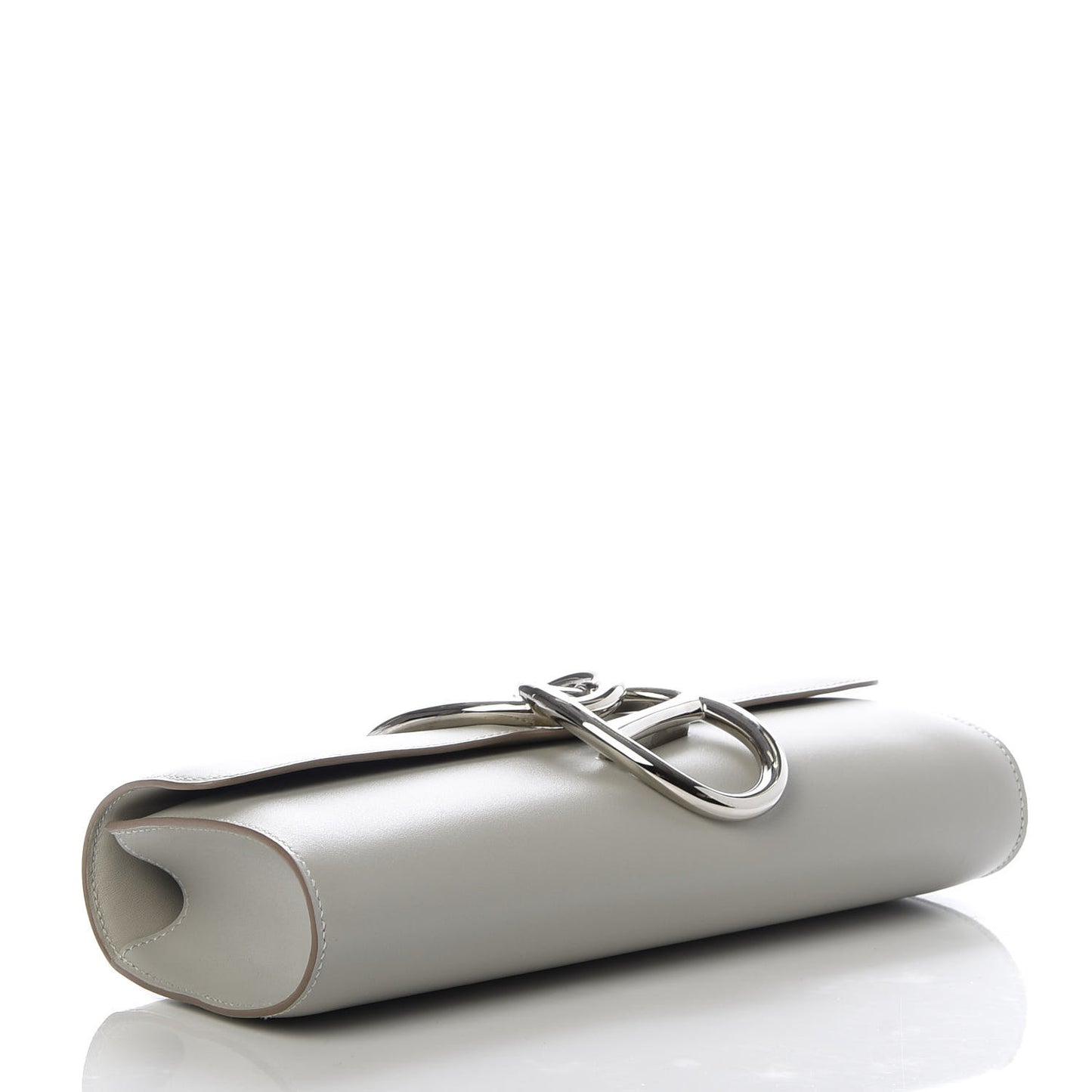 Tadelakt Egee Clutch Gris Perle