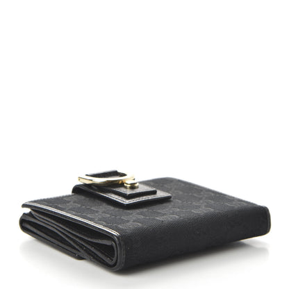 Gucci Monogram Abbey Compact Wallet Black 4 of 9