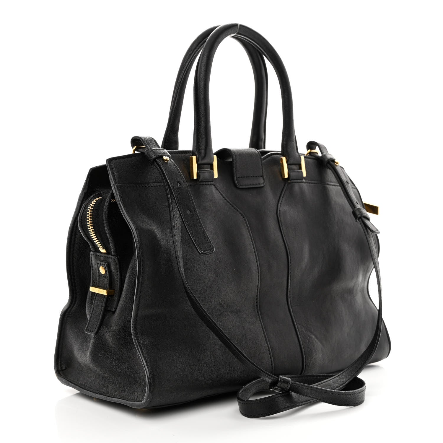 Saint Laurent Calfskin Small Classic Y Cabas Black 3 of 23