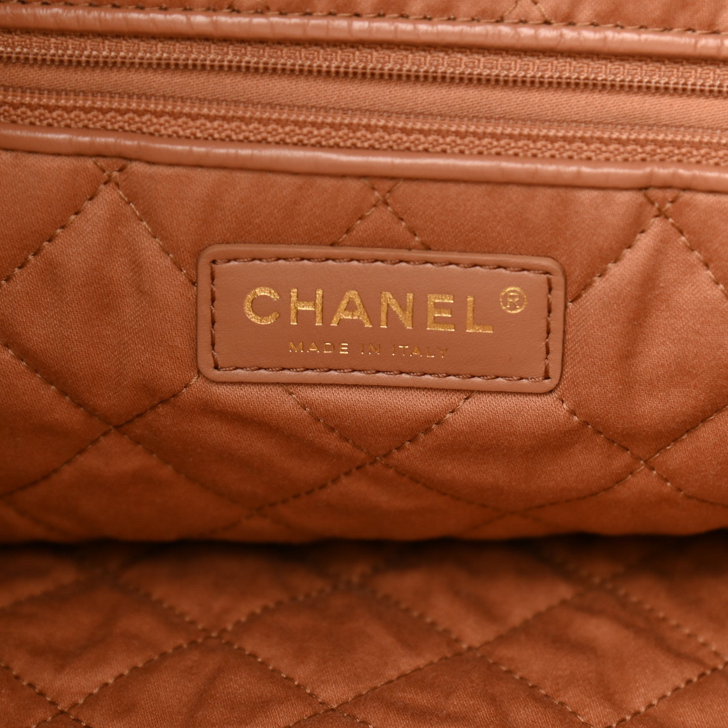 Chanel Shiny Calfskin Quilted Chanel 22 Brown 8 of 12