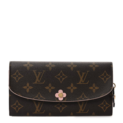 Louis Vuitton Monogram Bloom Flower Emilie Wallet 1 of 6