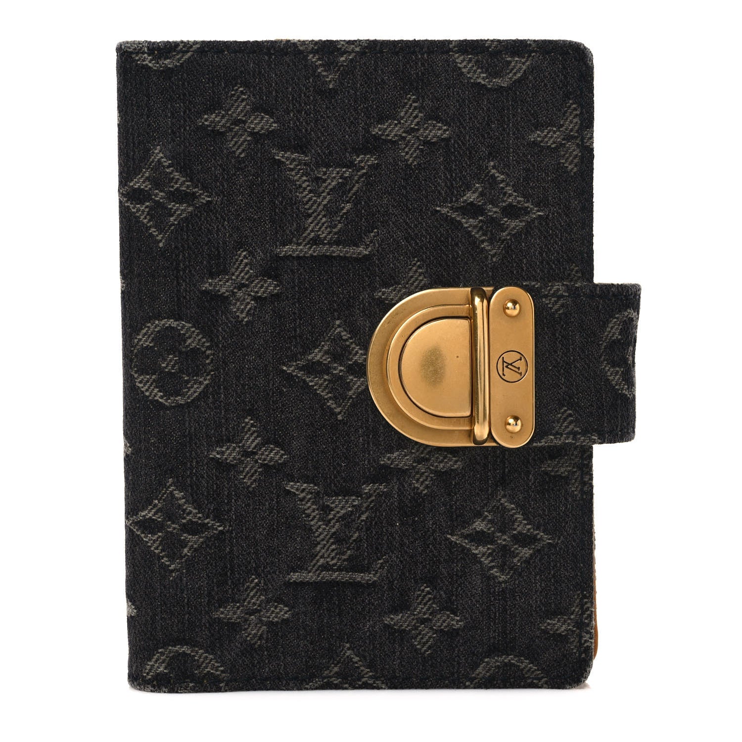 Louis Vuitton Denim Monogram Agenda PM Black 1 of 7