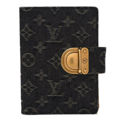 Louis Vuitton Denim Monogram Agenda PM Black 1 of 7