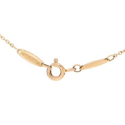 Tiffany 18K Yellow Gold Diamond .10ct Elsa Peretti Diamonds by the Yard Pendant Necklace 4 of 5