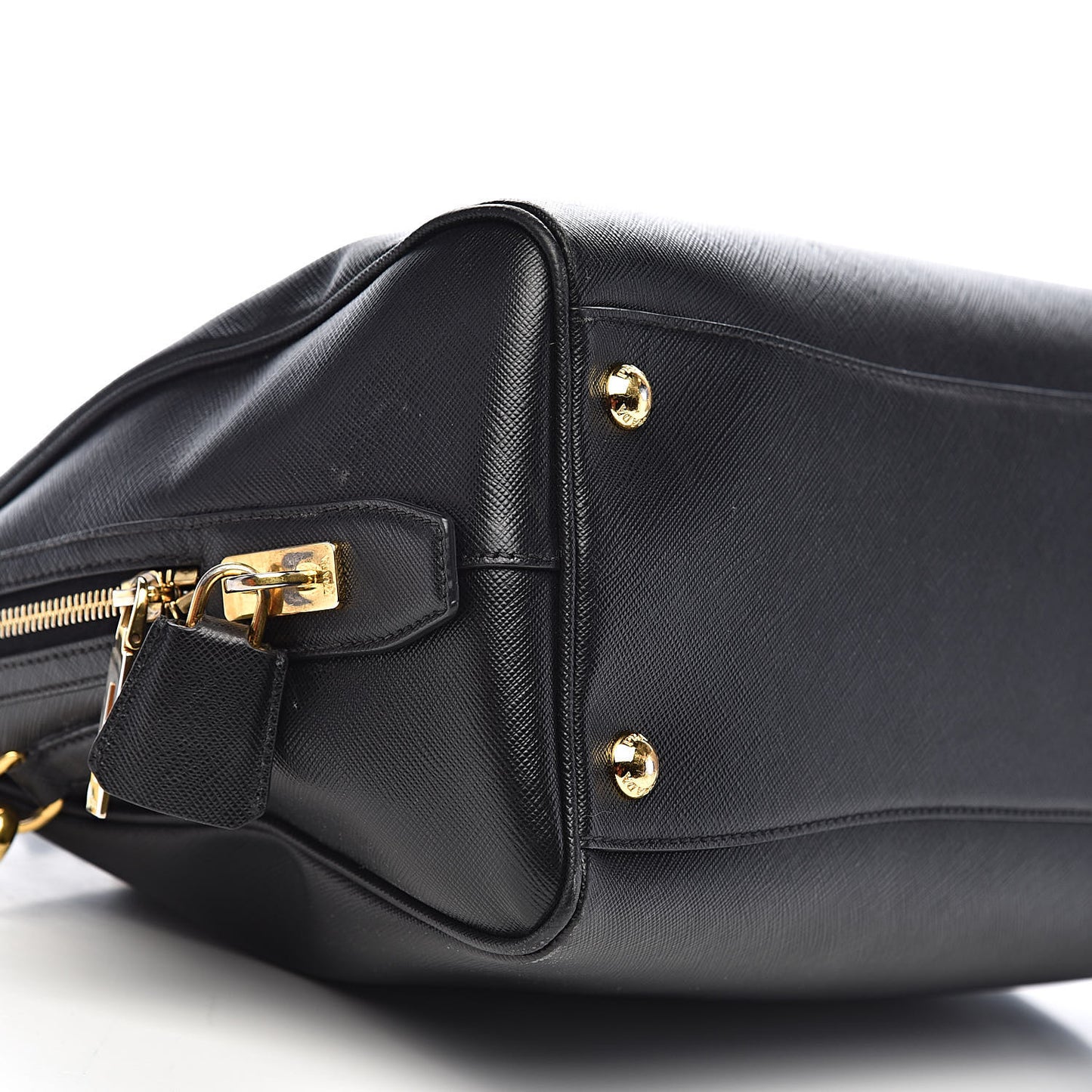 Saffiano Lux Bowler Black