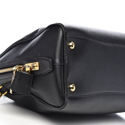 Prada Saffiano Lux Bowler Black 10 of 14
