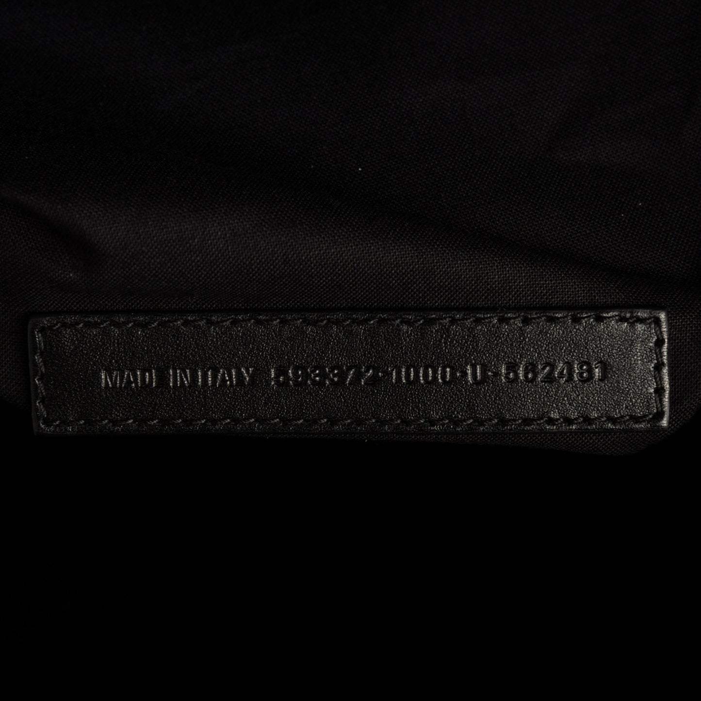 Nappa Calfskin Quilted Large Touch B Shoulder Bag Black