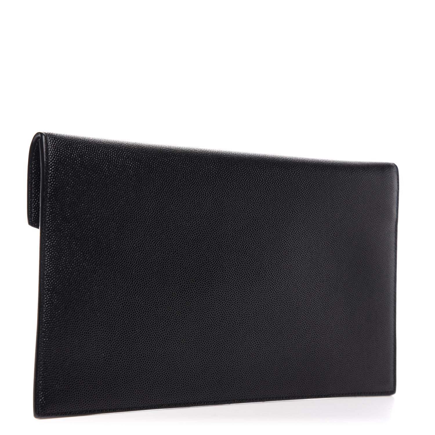 Saint Laurent Grain De Poudre Uptown Pouch Black 2 of 6