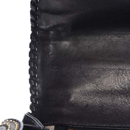 Gucci Calfskin New Bamboo Large Top Handle Bag Black 12 of 12