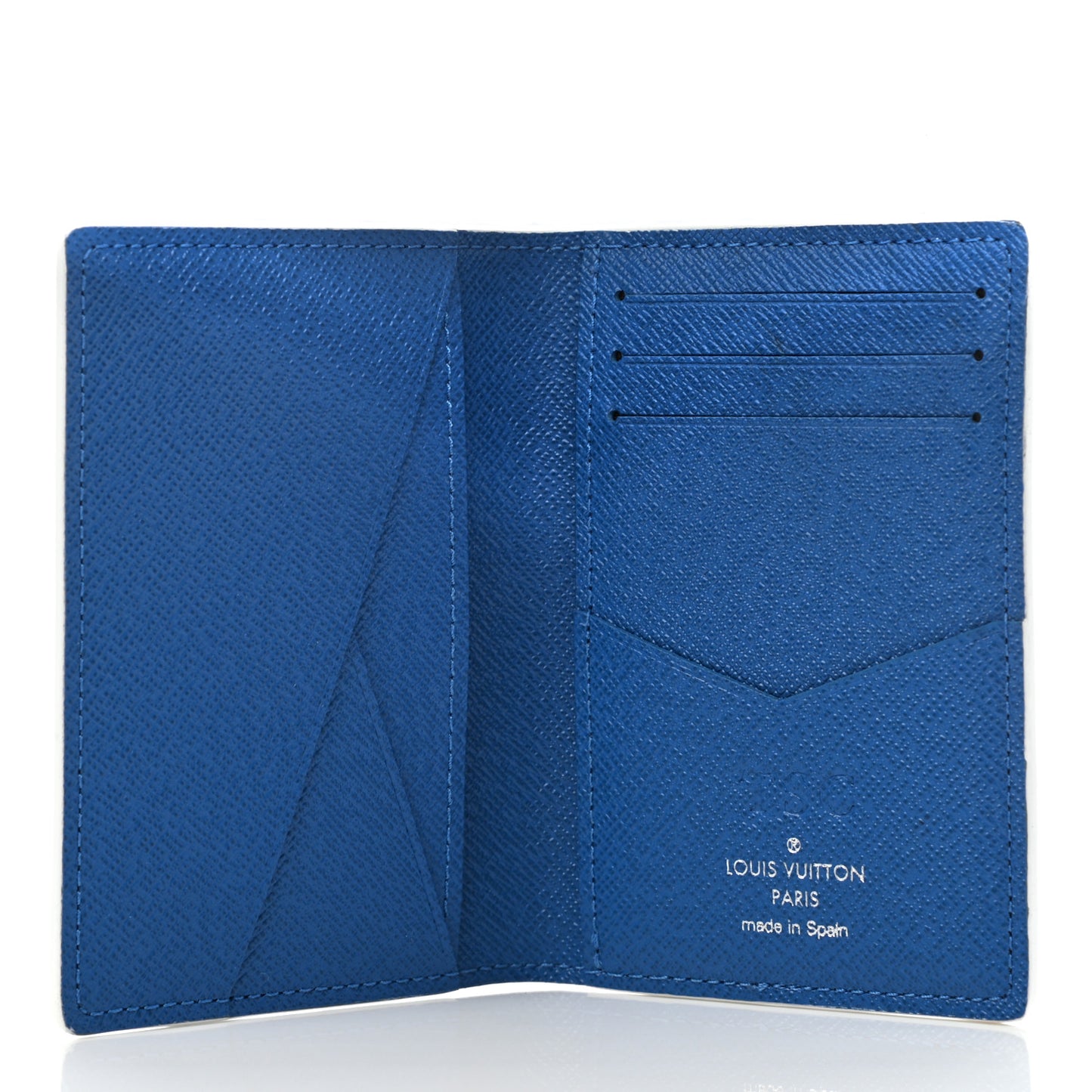 Monogram Watercolor Pocket Organizer NM Multicolor