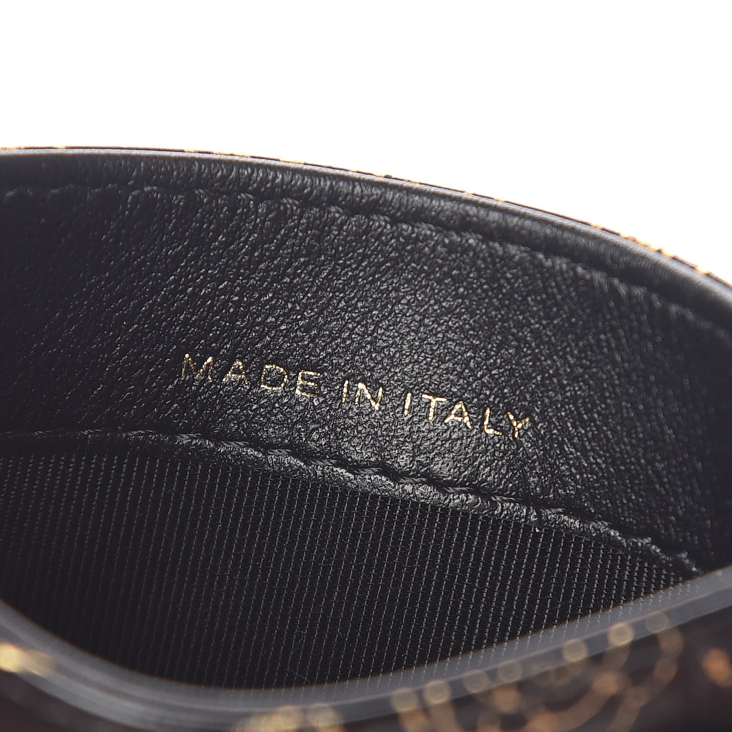 Chanel Calfskin Crocodile Embossed Graffiti 2.55 Cocodile Reissue Card Holder Black Gold 7 of 9