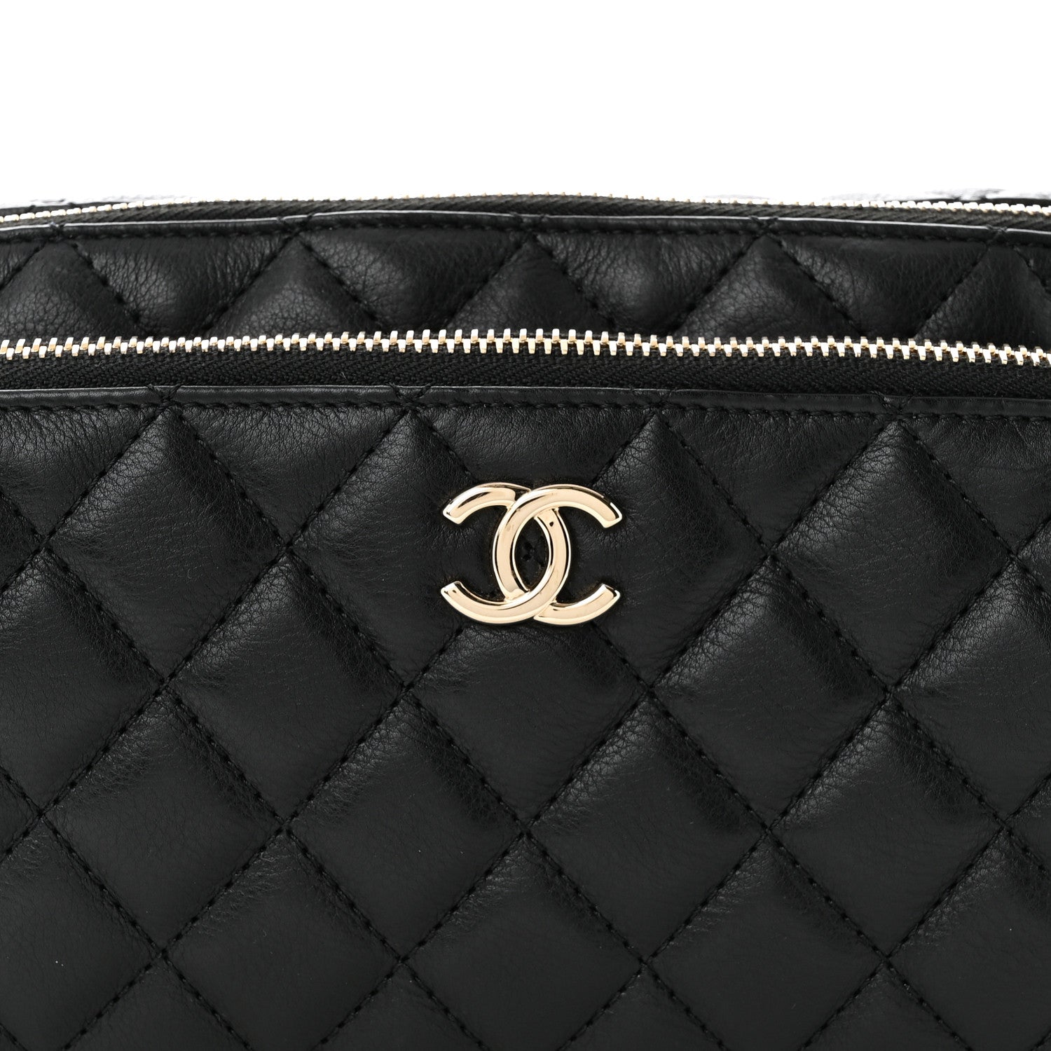 Chanel Calfskin Quilted Waist Bag Black 8 of 10