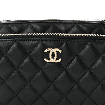 Chanel Calfskin Quilted Waist Bag Black 8 of 10