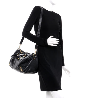 Balenciaga Agneau Giant 12 Gold Hardware Boston Black 2 of 11