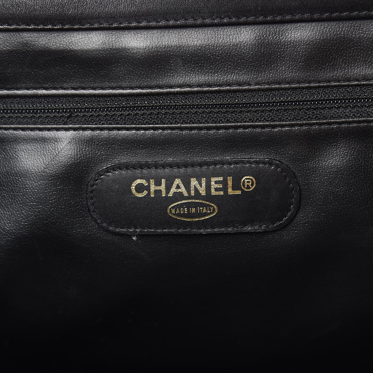 Chanel Calfskin Stitched XL Weekender Black 6 of 24