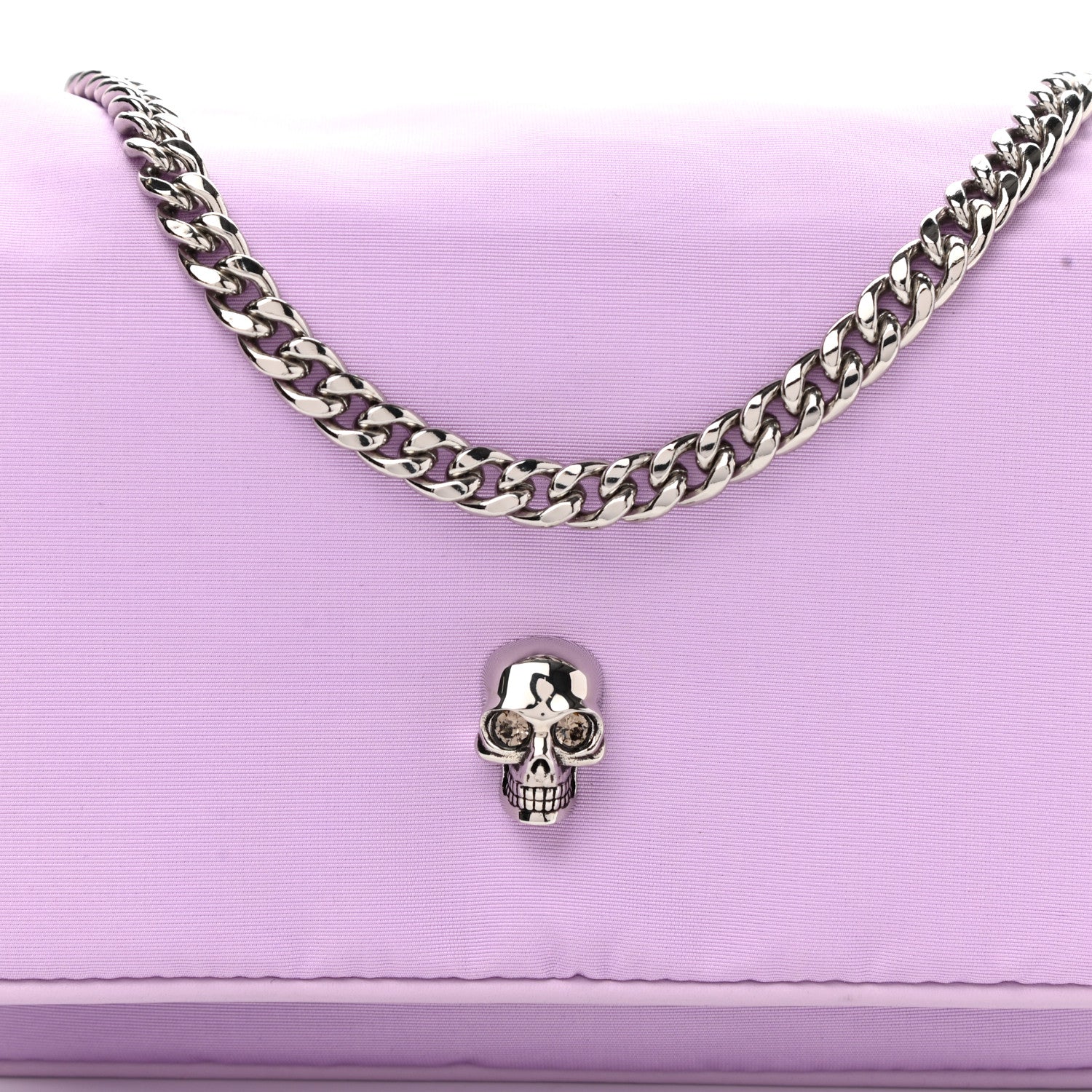 Alexander McQueen Nylon Skull Camera Crossbody Bag Lilac 9 of 12