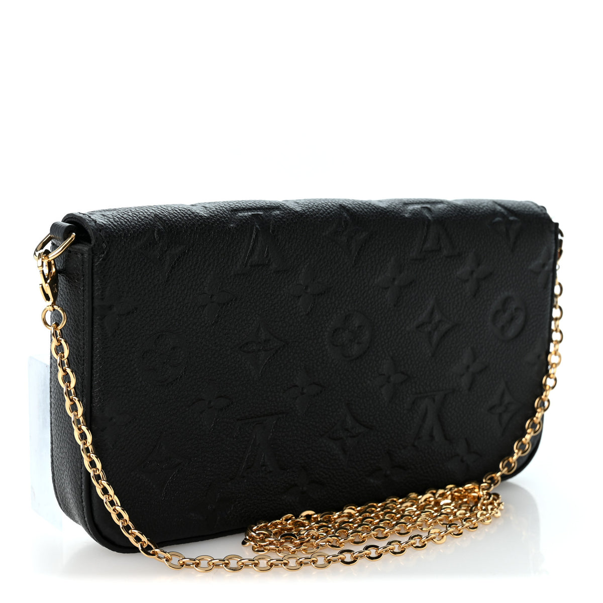 Empreinte Pochette Felicie Chain Wallet Black
