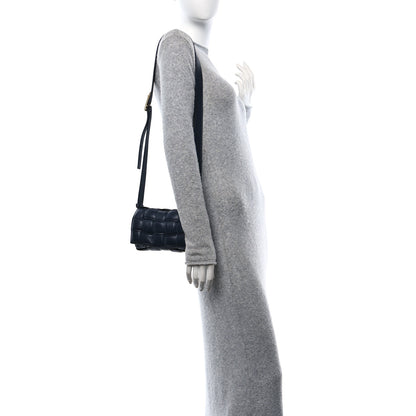 Bottega Veneta Nappa Maxi Intreccio Small Padded Cassette Crossbody Bag Deep Blue 3 of 11