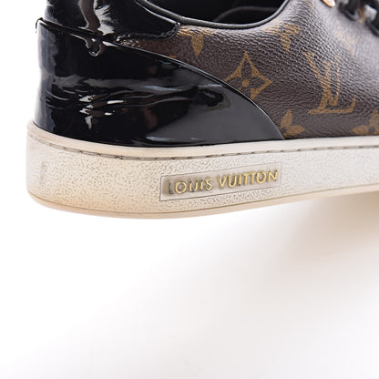 Louis Vuitton Patent Monogram Frontrow Sneakers 39 22 of 25