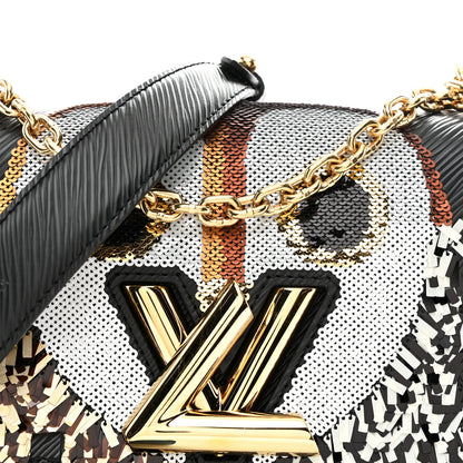 Louis Vuitton Epi Sequins Twist Shoulder Bag MM Black 9 of 12