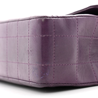 Chanel Lambskin Chocolate Bar Mademoiselle Flap Purple 11 of 14