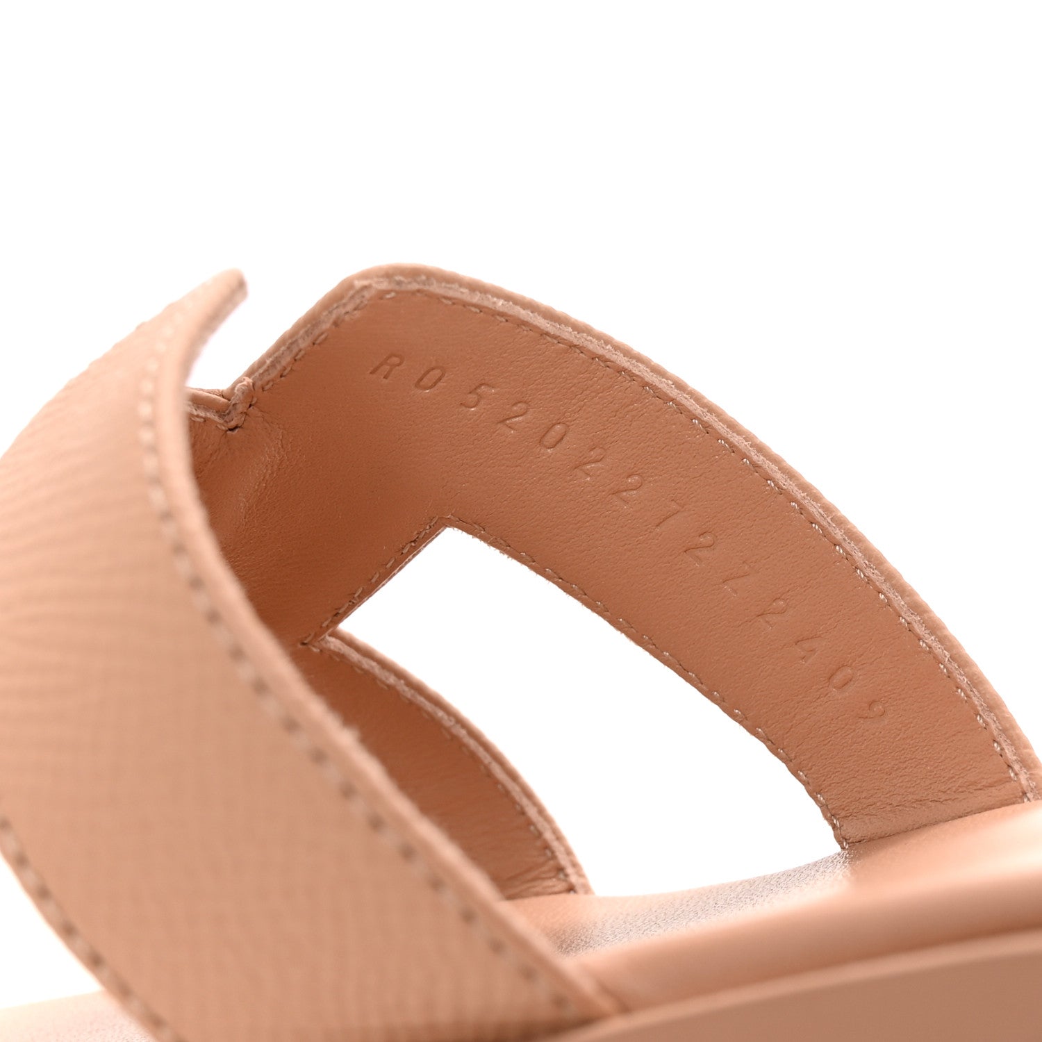 Hermes Epsom Oran Sandals 36.5 Beige Perlino 9 of 10