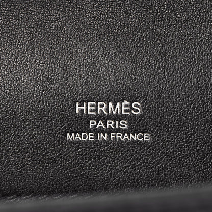 Hermes Swift Kelly Cut Clutch Pochette Black 17 of 23