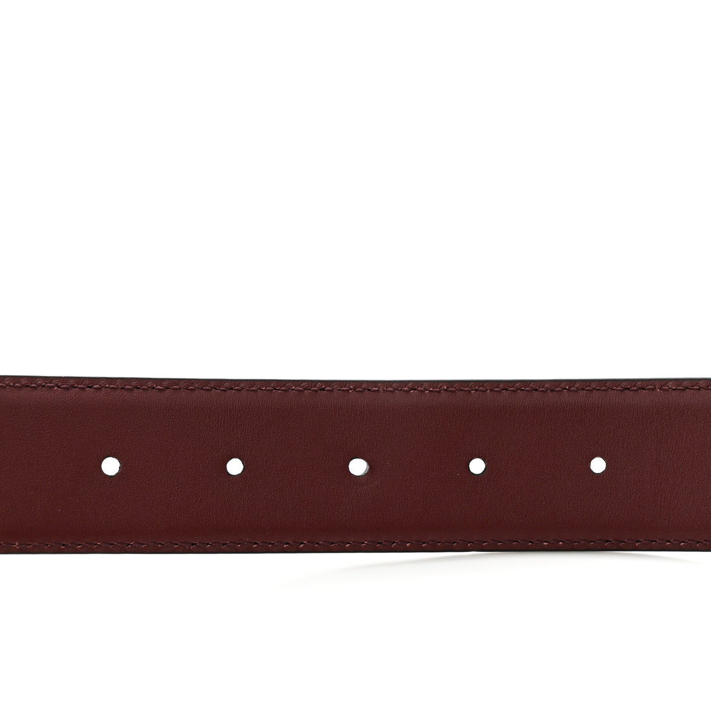 Moon Calfskin Square G Reversible 35mm Belt 110 44 Black Brown