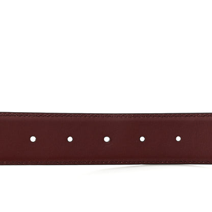 Gucci Moon Calfskin Square G Reversible 35mm Belt 110 44 Black Brown 4 of 7