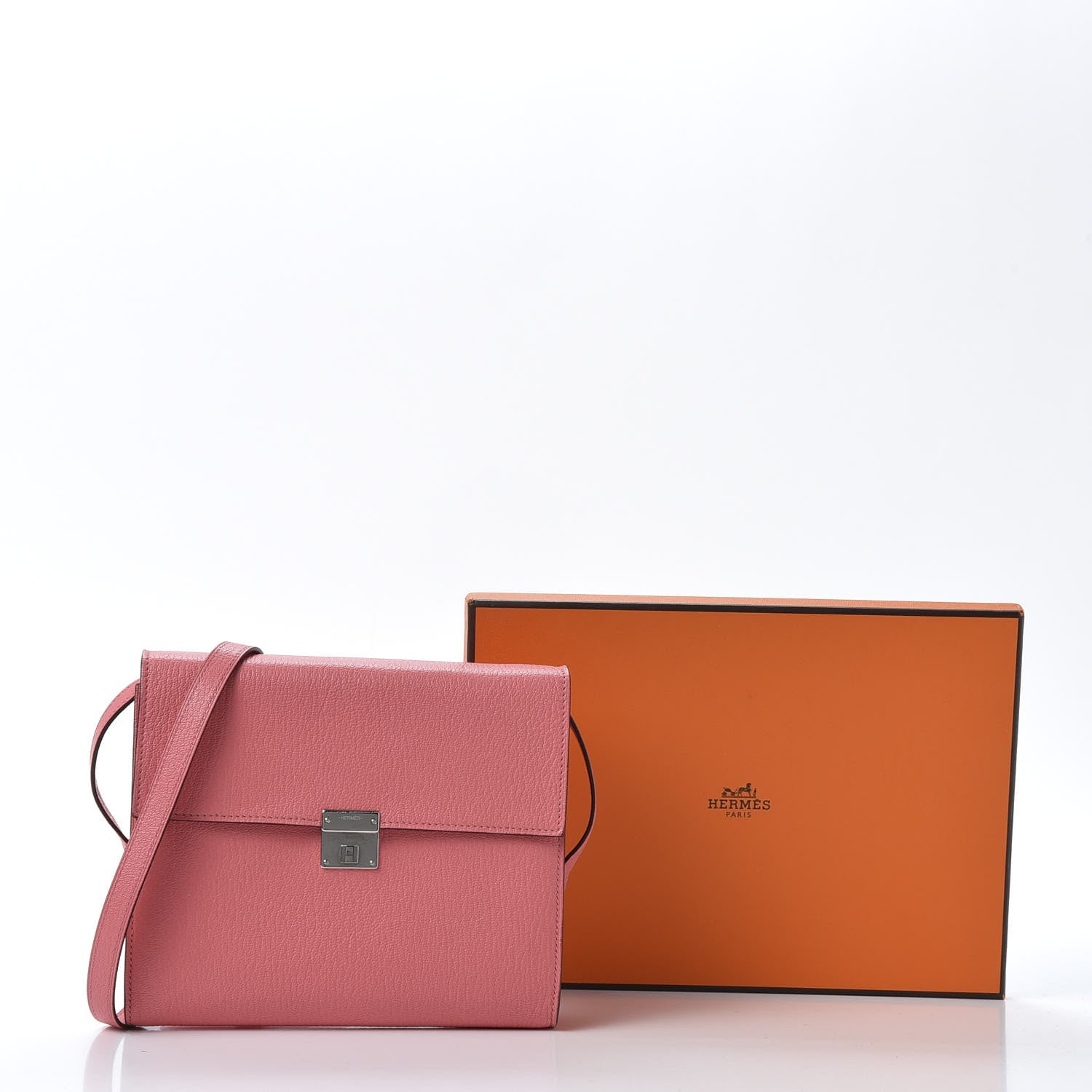 Hermes Chevre Mysore Clic 16 Wallet Rose Ete 11 of 11