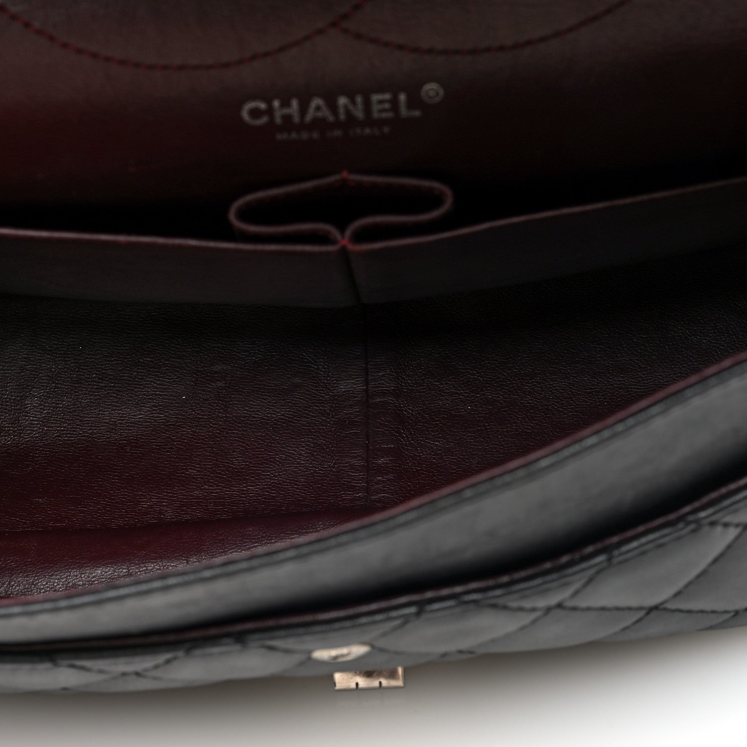 Chanel Lambskin Quilted 2.55 Reissue 227 Flap Black 8 of 10