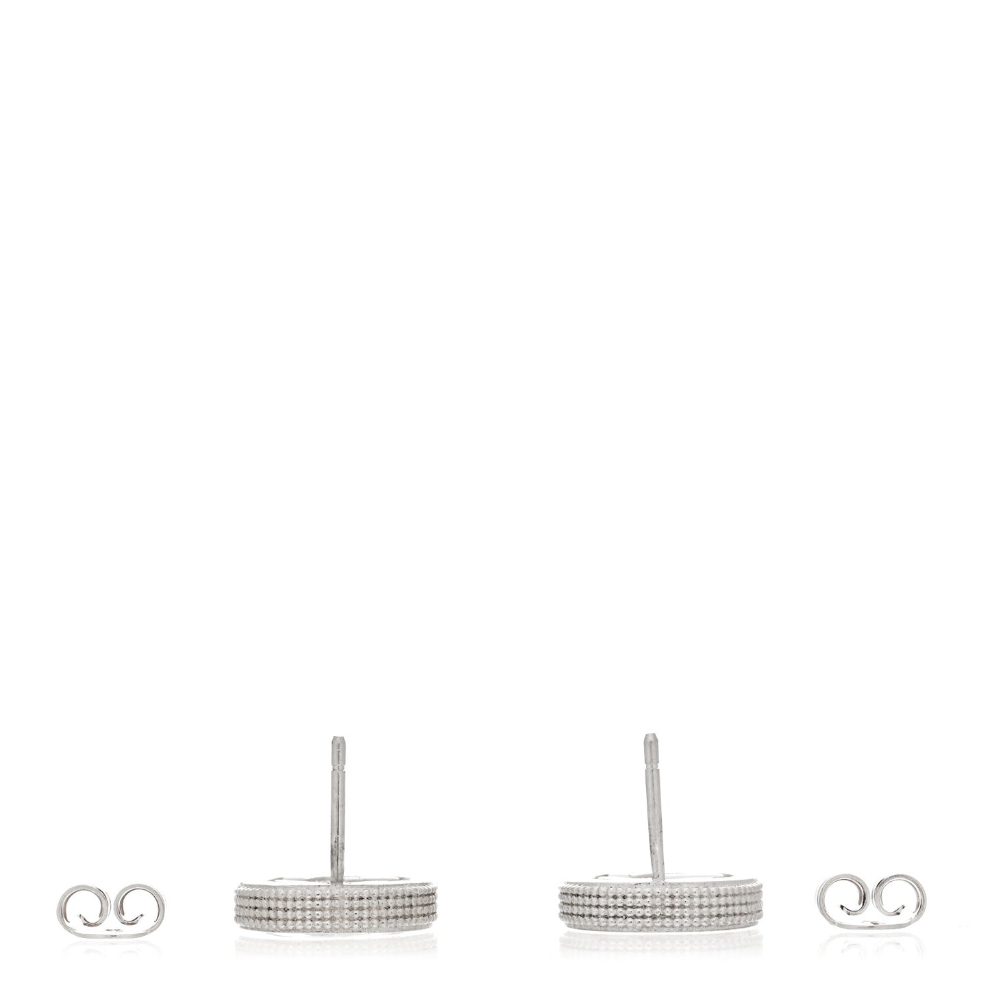 Sterling Silver Interlocking G Stud Earrings