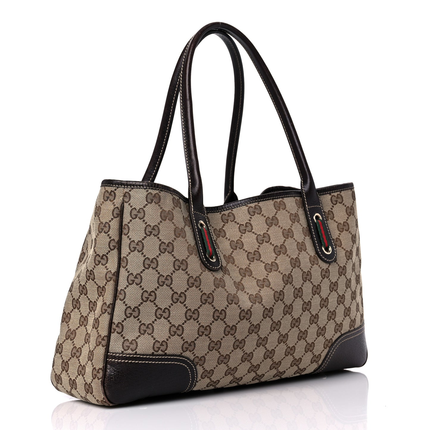 Monogram Medium Princy Tote Dark Brown