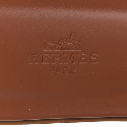 Hermes Box Calfskin Oran Sandals 38 Gold 8 of 8