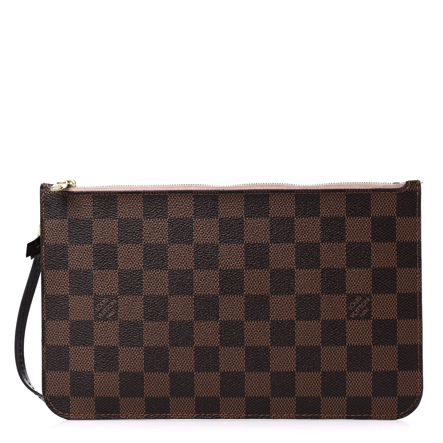 Damier Ebene Neverfull MM GM Pochette Rose Ballerine