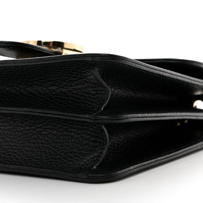 Gucci Dollar Calfskin Small Interlocking G Shoulder Bag Black 11 of 11