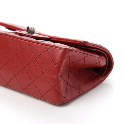 Chanel Aged Calfskin Quilted 2.55 Reissue 224 Flap Red 7 of 11