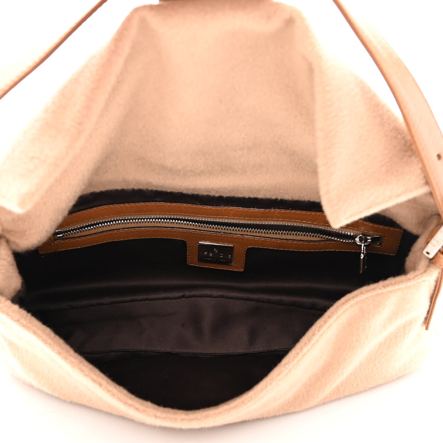 Fendi Wool Baguette Beige 5 of 9