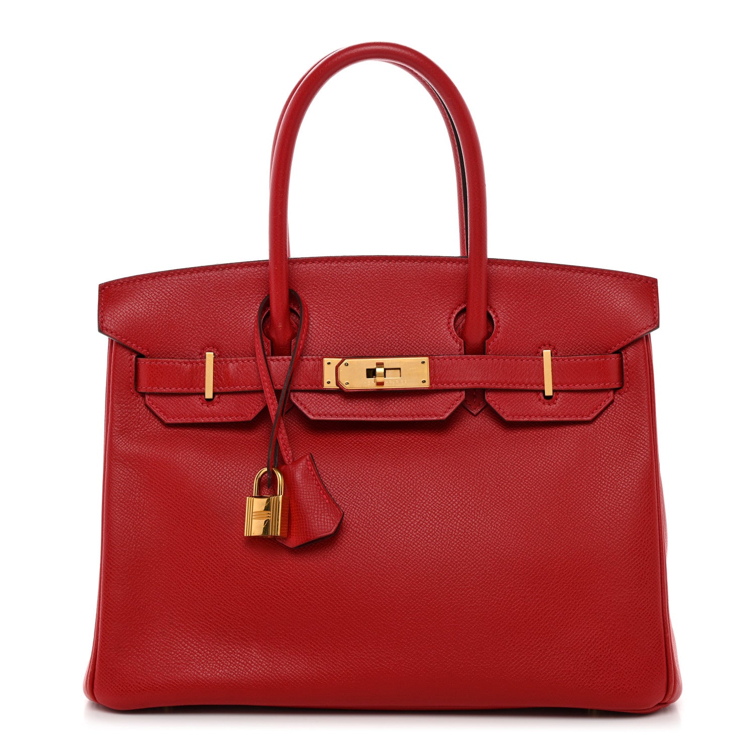 Hermes Epsom Birkin 30 Rouge Casaque 1 of 12