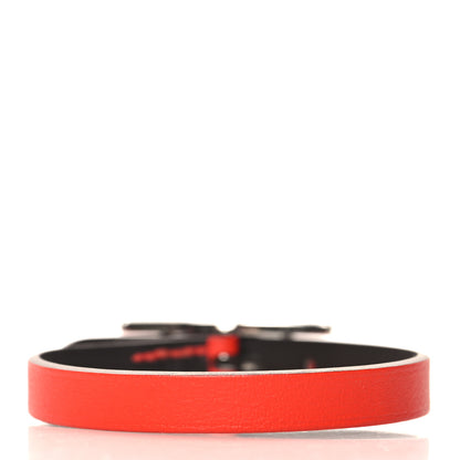 Hermes Swift Behapi Simple Tour Reversible Bracelet Rouge Casaque Black 3 of 5