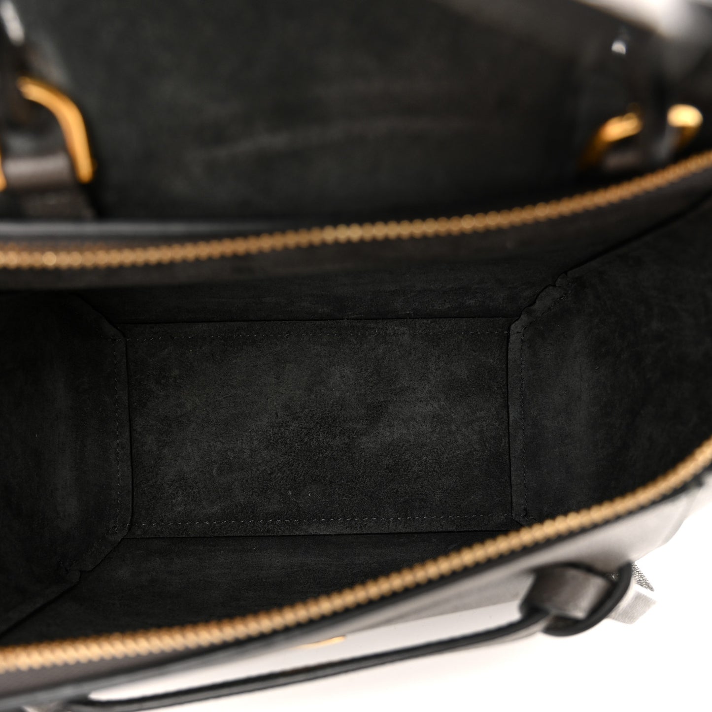 Grained Calfskin Nano Belt Bag Grey