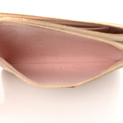 Louis Vuitton Damier Azur Double Zip Pochette 5 of 15