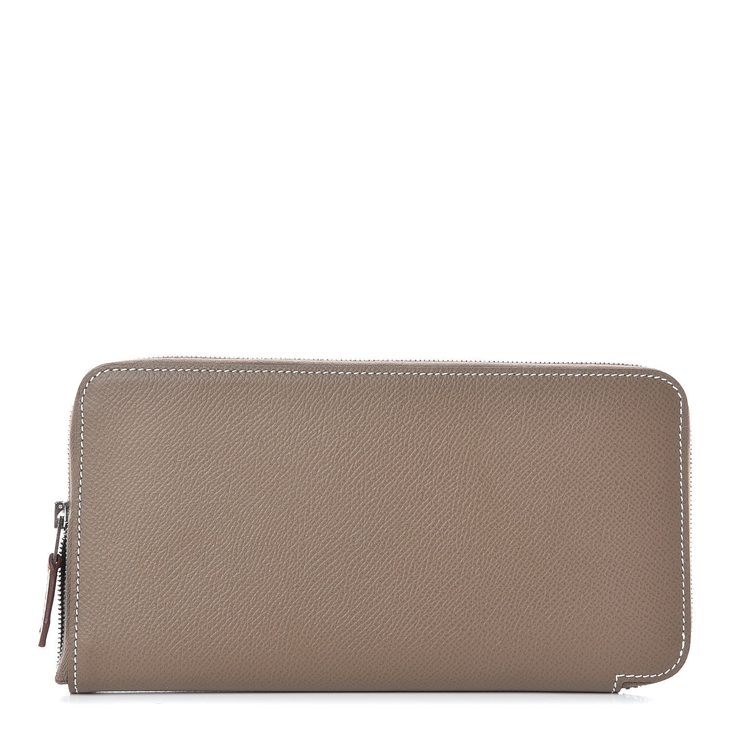 Hermes Epsom Silk'in Wallet Etoupe 1 of 7