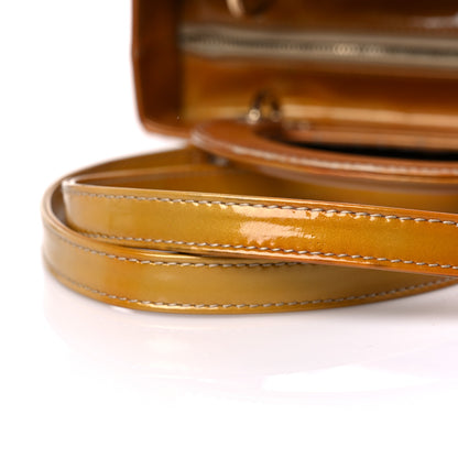 Christian Dior Metallic Patent Cannage Medium Lady Dior Yellow 20 of 20