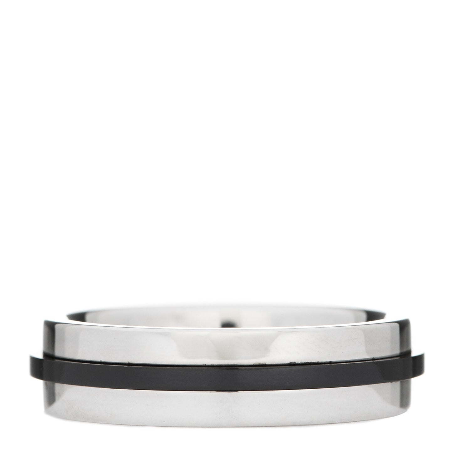 Sterling Silver Titanium T Two Ring 56 7.5