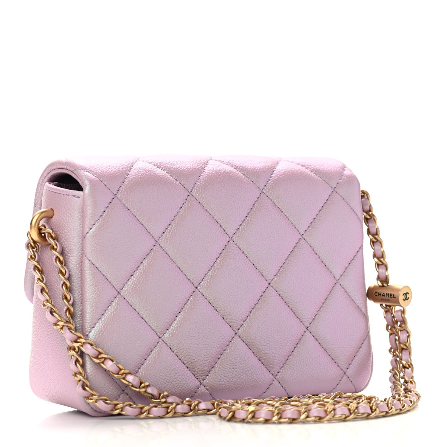 Chanel Iridescent Caviar Quilted Mini My Perfect Flap Pink 3 of 9