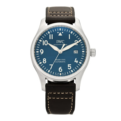 IWC Stainless Steel Calfskin 40mm Pilot Mark XVIII Edition Le Petit Prince Automatic Watch Blue IW327010 1 of 5