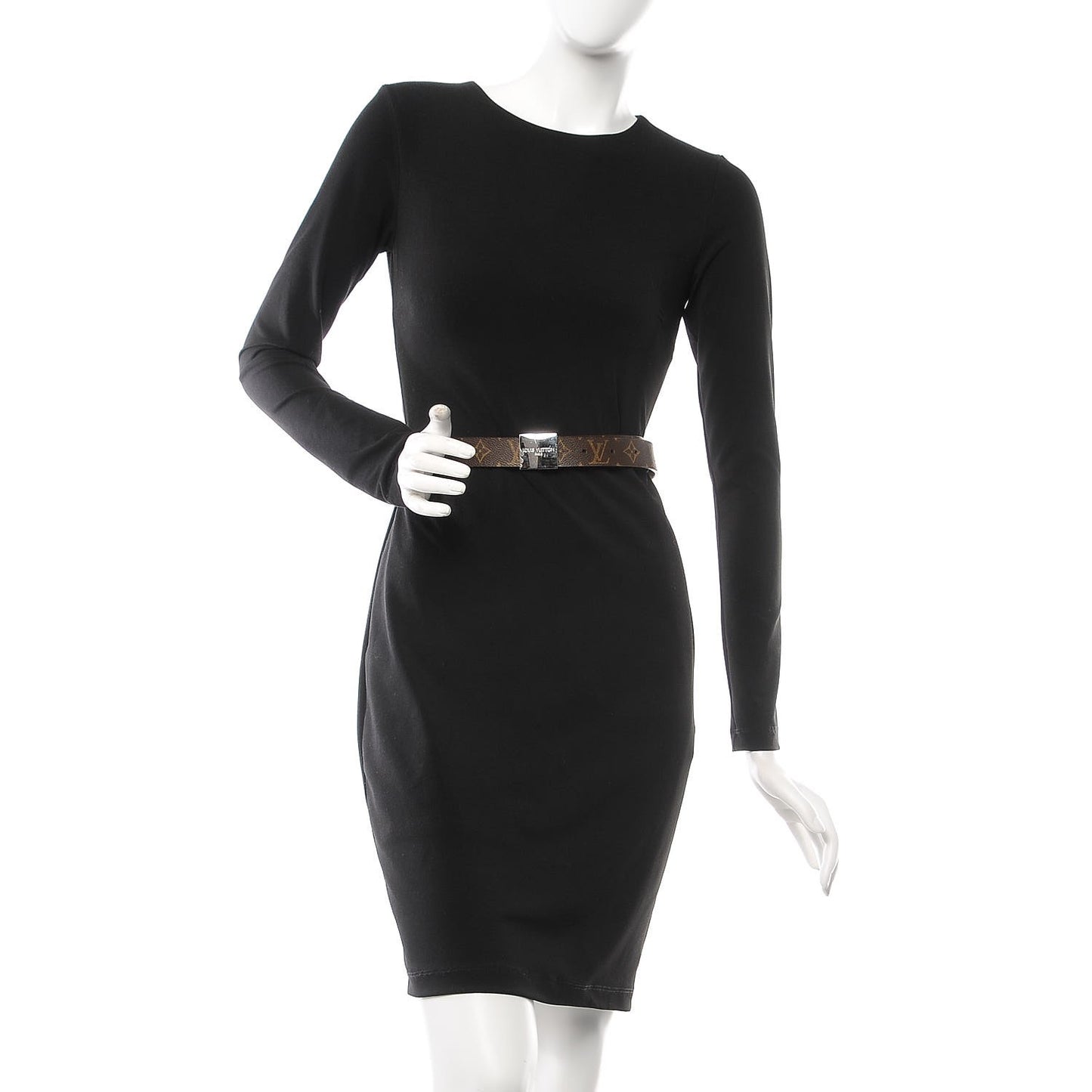 Monogram Ceinture Belt Silver 95 38