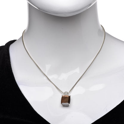 John Hardy Sterling Silver Diamond Golden Sheen Sapphire Classic Chain Pendant Necklace 2 of 6
