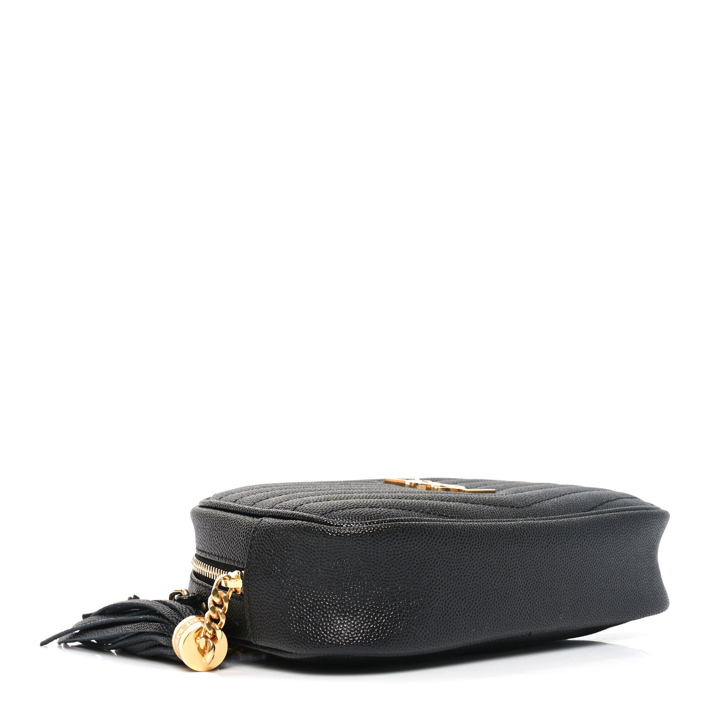 Grain De Poudre Matelasse Monogram Mini Lou Camera Bag Black